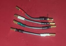 4 Minis Câble Pour Cellule Phono de qualité supérieur 