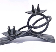 Bougeoir Fer Forgé Brutaliste