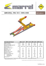 ANDRÉZIEUX -BOUTHÉON ( 42 ) MARREL AMPLIROLL RHL 18 U / PROSPECTUS  100 g  2006
