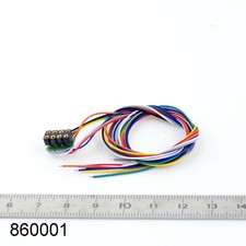 Prise décodeur 8 pôles NEM 652 pour loco non équipé digital LaisDcc 860001 presa