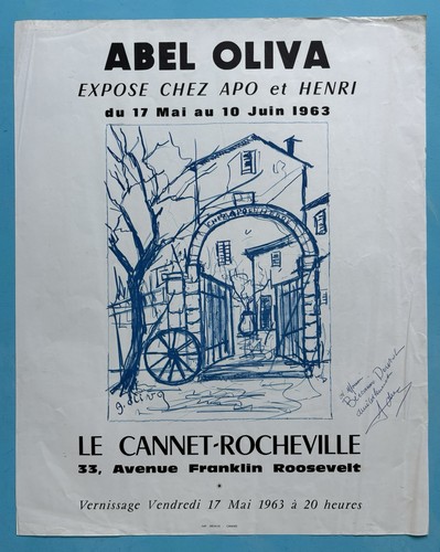 Abel oliva affiche - (1904-1977),