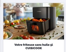 NEUF friteuse sans huile 5 l CUISICOOK 