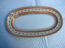 RAVIER ANCIEN PORCELAINE LIMOGES FLEUR DORE OR FIN signé G BOYER époq année1935?