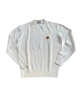 Pull en laine blanc avec tigre