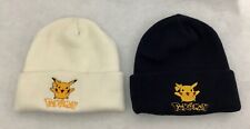Pokemon Knitted Beanie Ski Hat -White or Blue- Child -One size- New