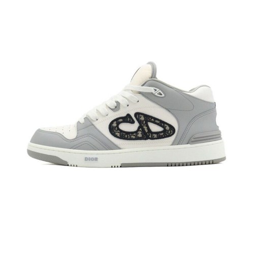 Dior b57 oblique gris mid - gris, mid-tops