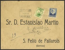 Espagne Courrier De La République Espagnole Certifié Botte