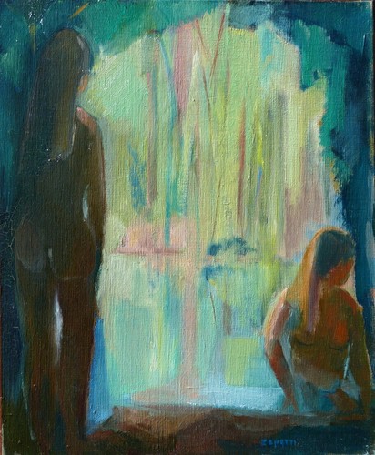 Peinture huile sur toile - peinture, l'huile
