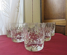 6 verres a whisky  en cristal