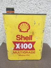 Ancien bidon d'huile Shell
