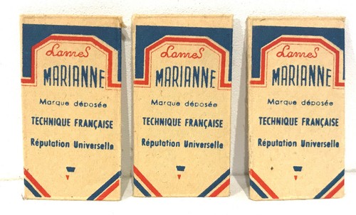 Anciennes lames rasoir - lames,