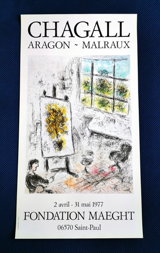 Chagall aragon malraux 1977 - chagall,