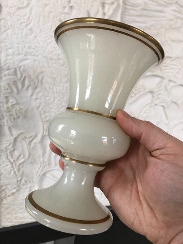 Beau vase opaline xixéme - vase,