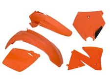 Rtech Plastikkit S'adapte À KTM EXC SX 125 200 250 300 380 400 520 98-00 Orange