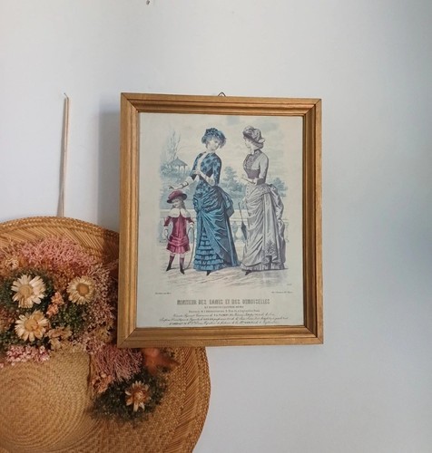 Cadre reproduction gravure - cadre,