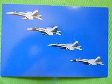 Carte postale postcard AVIATION AVION MILITAIRE   US NAVY    F/A 18