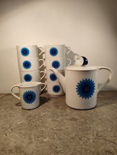 Service a Thé Café Eschenbach. Porcelaine Bavaria Allemagne. 8 Personnes 