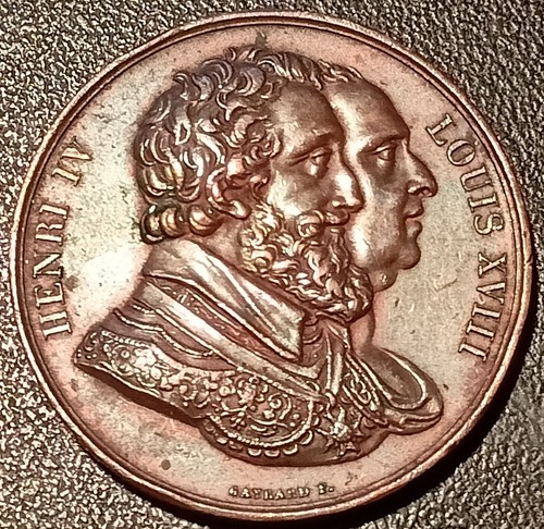 Médaille louis xviii - médaille,