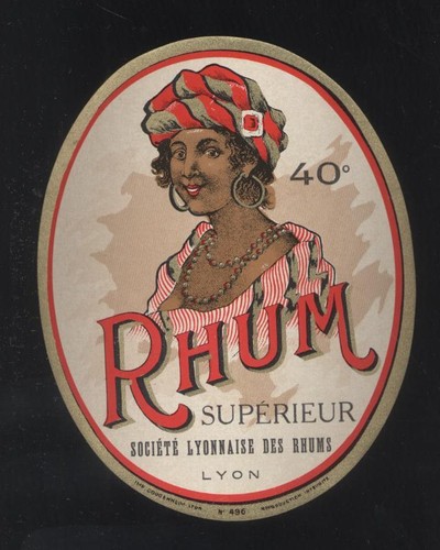 Ancienne etiquette rhum - ancienne,