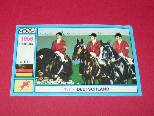 187 deutschland 1956 - n°187, panini