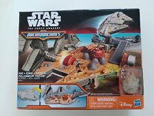 Star Wars TFA 2015 Hasbro Disney Micromachine Millenium Falcon Playset 