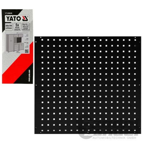 Yato panneau perforé - panneau, 66x70