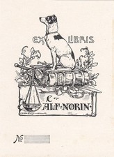 Exlibris Livre Plaque Klischee