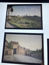 6 autochromes Voyage en Italie