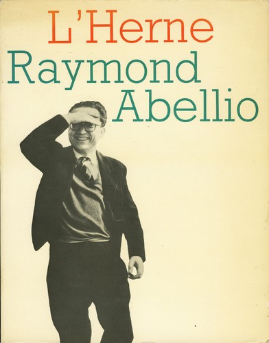 Raymond abellio cahier de - cahier,