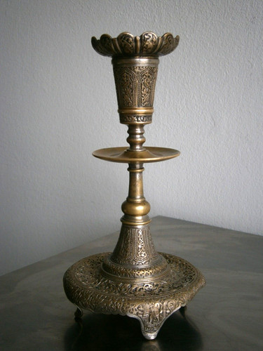 Petit bougeoir bronze - bougeoir, 19°s