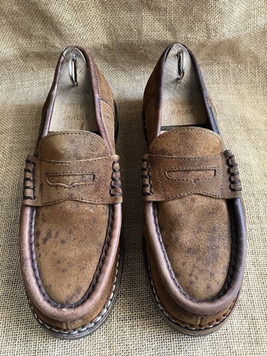 Mocassins vintage daim - en,