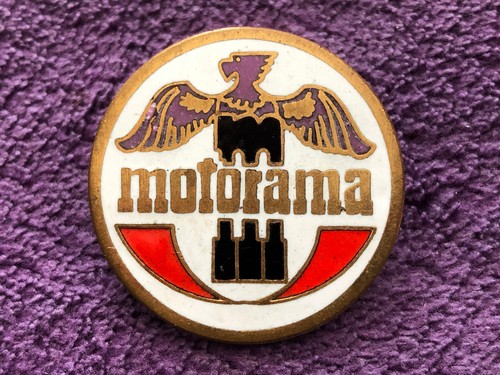 Moto ancien insigne motorama - :,
