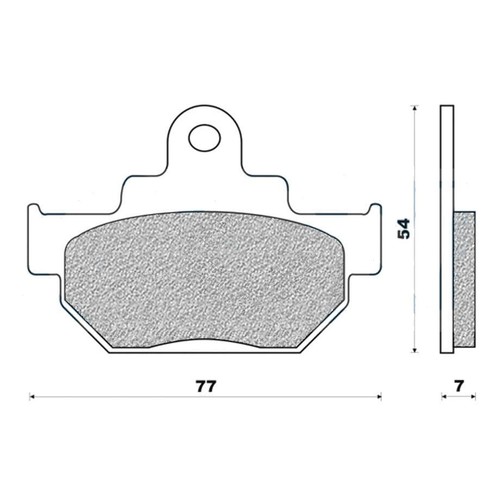 Plaquettes frein 105 g1054 - 105,