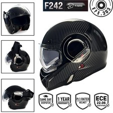 Casque moto modulable double