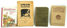 Lot 4 livres anciens cuisine