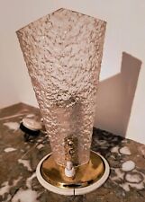 petite lampe style Arlus laiton doré et perspex