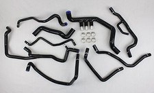 Kit 9 durites EAU silicone Megane 2 II RS 225 230 R26 R26R Renault Sport Noir