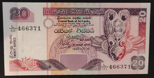 Sri lanka billet roupies - lanka,