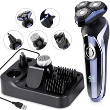 Surker Rasoir électrique multifonction, tondeuse à barbe 4 en 1, étanche