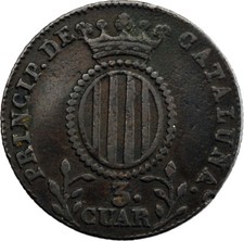 Espagne Isabelle II 3 Quartos