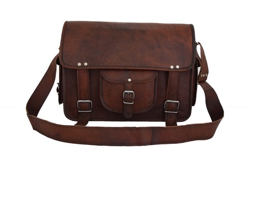 Sac messager cuir vintage - sac, en