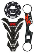 Kit Autocollant 3D Protections Gsx-R Compatible pour Moto Suzuki 600 Gsxr