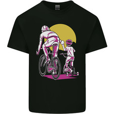 T-Shirt De Vélo Pour Enfants Fête Des Pères Garçons Filles