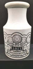  Rare. POT  A MOUTARDE GREY