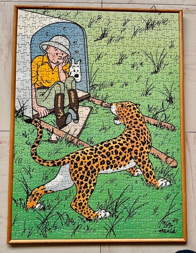 Cadre puzzle 500p tintin au - tintin,