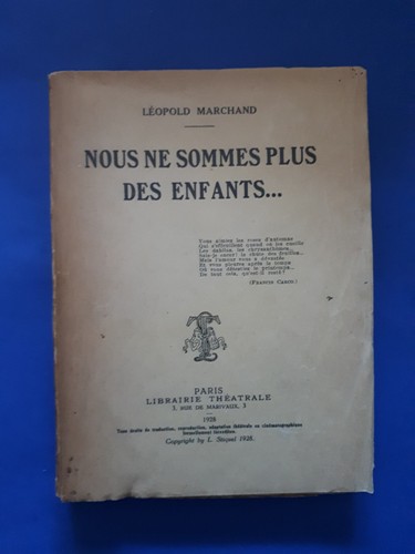 Marchand léopold nous - marchand, ne