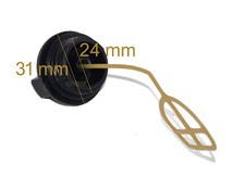 Bouchon de réservoir huile pour tronçonneuse Partner Stihl Husqvarna Mcculloc...