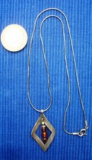 B17 Collier Pendentif Argent
