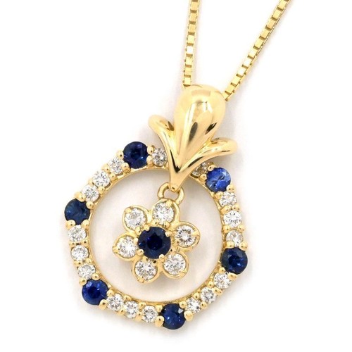 Collier jaune 18k k18 - 18k,