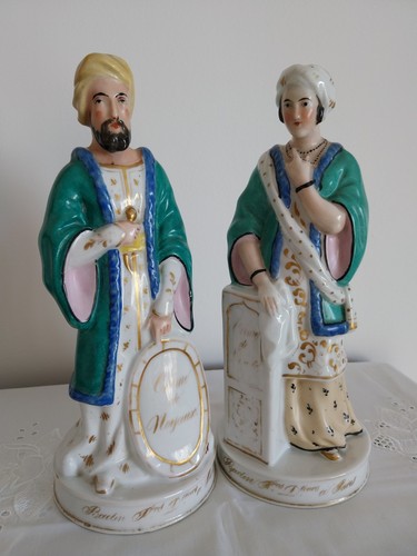 Paire anciens flacons badin - paire,